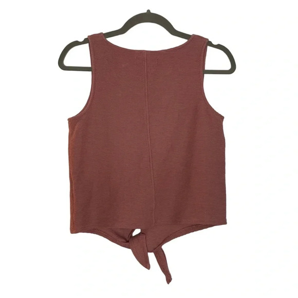 Madewell Tie Front Cotton Crop Top - Picture 6 of 10